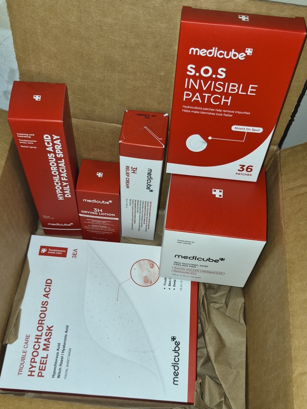 Medicube S.O.S Invisible Patch & Hypochlorous Acid Skincare Set - Nwt